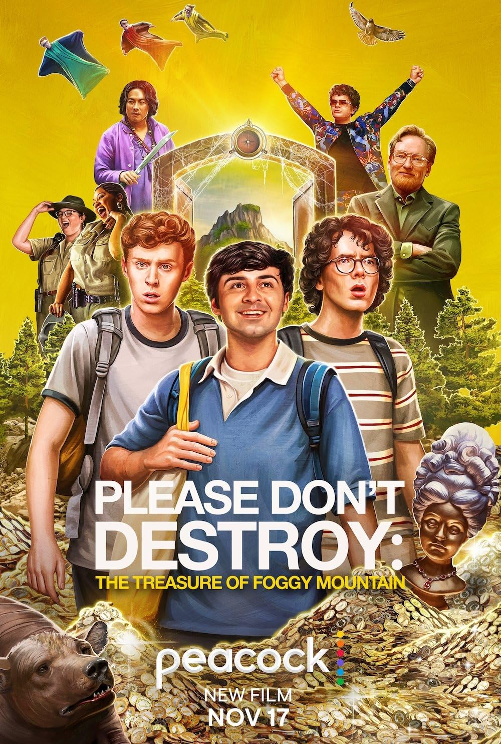 Download Please Don’t Destroy: The Treasure of Foggy Mountain (2023) Dual Audio {Hindi-English} BluRay Full Movie 480p 720p 1080p
